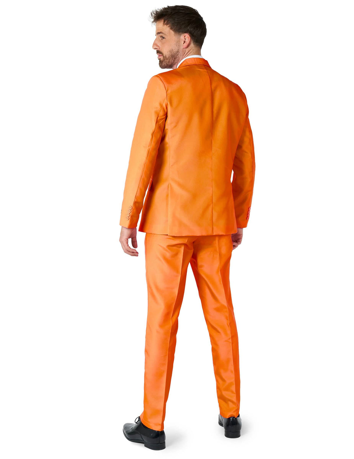 Mr. Solid oranžový oblek pro muže Suitmeister™