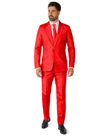 Pánský červený oblek Mr. Solid Suitmeister