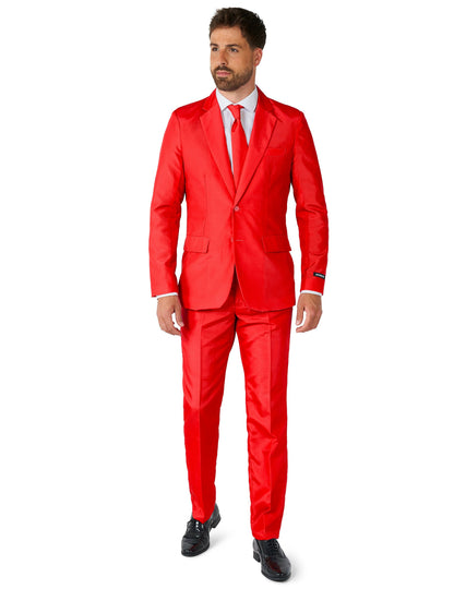 Costume Mr. Solid pour homme rouge Suitmeister