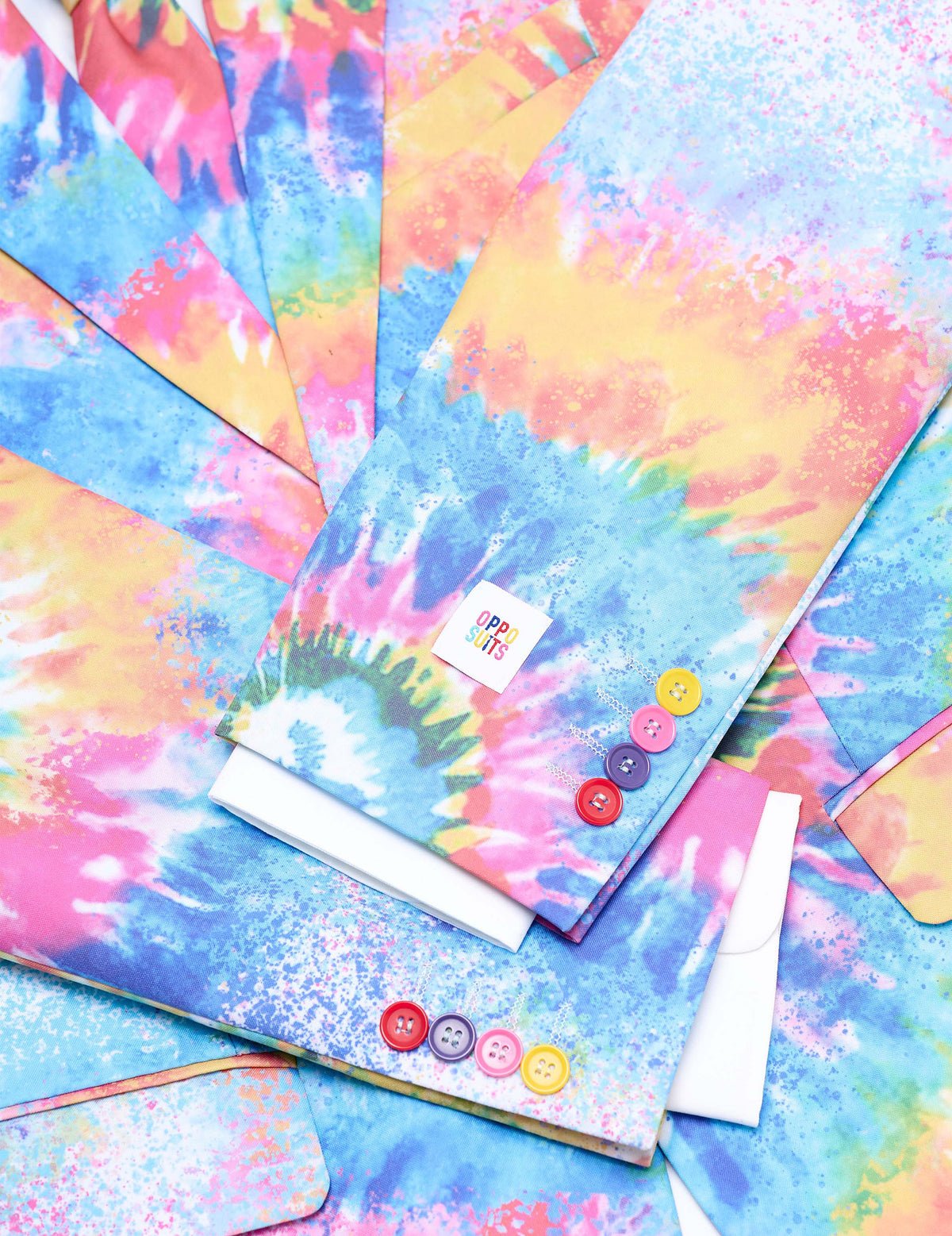 Kostým pro dospělé Opposuits™ Mr. Tie-Dye