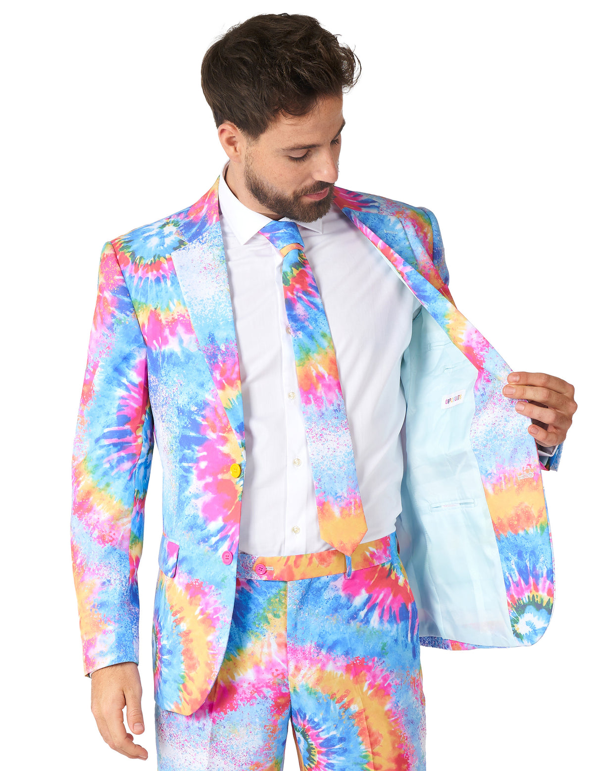 Kostým pro dospělé Opposuits™ Mr. Tie-Dye