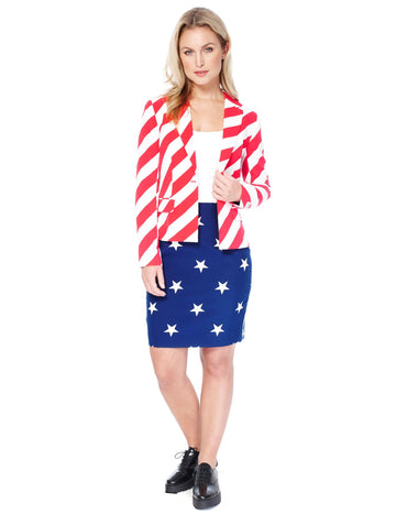 Dámský kostým paní Ameriky - Opposuits