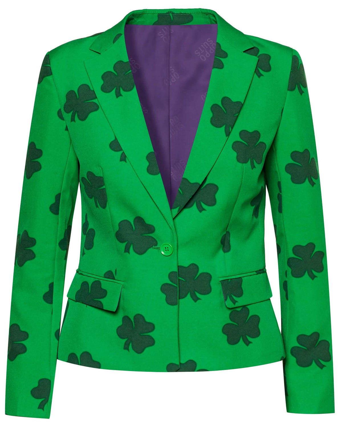 Detail saka kostýmu Mrs. Lucky Opposuits St Patrick