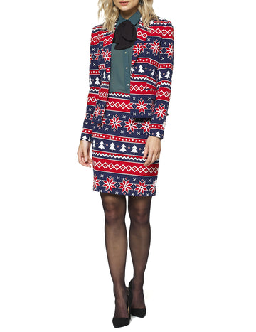 Paní Kostým Nordic Xmas žena Opposuits