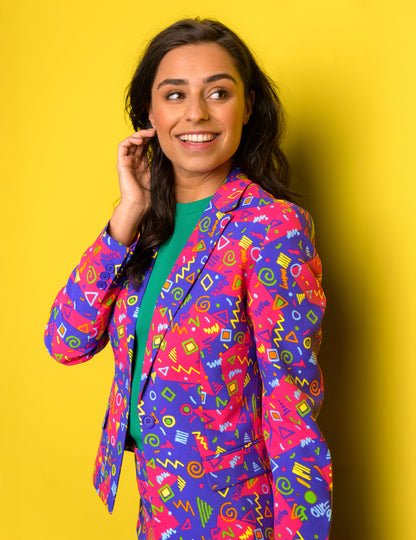 Barevný dámský kostým paní Symbolové