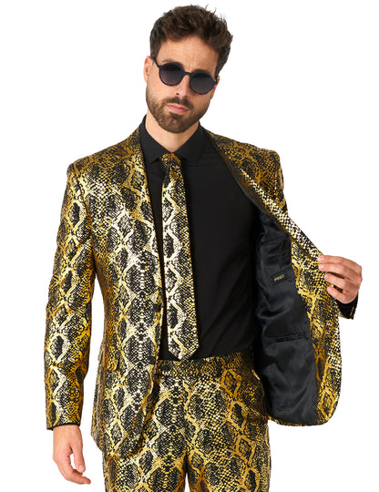 Protichůdný lesklý hadí kostým pro dospělé