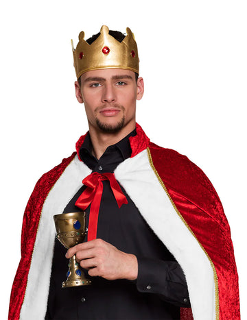 25cl zlatý plastový středověký hrnek