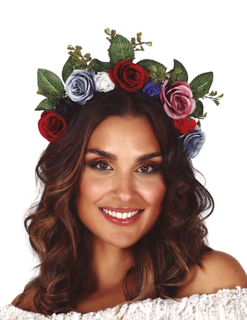 Tmavá květinová koruna