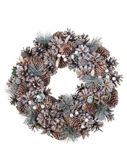 Vánoční věnec z kouzelného lesa 35 cm s přírodními prvky