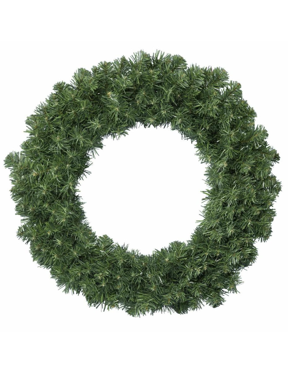 Couronne de Noël sapin pour décoration de porte verte