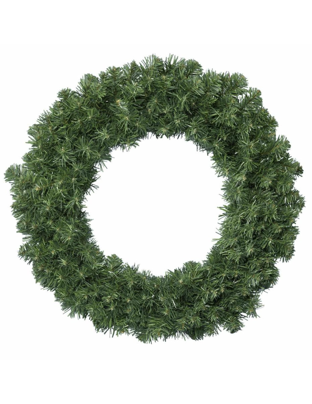 Couronne de Noël sapin pour décoration de porte verte