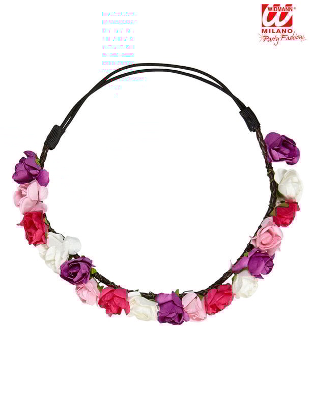 Pastelová květinová korunka pro ženy