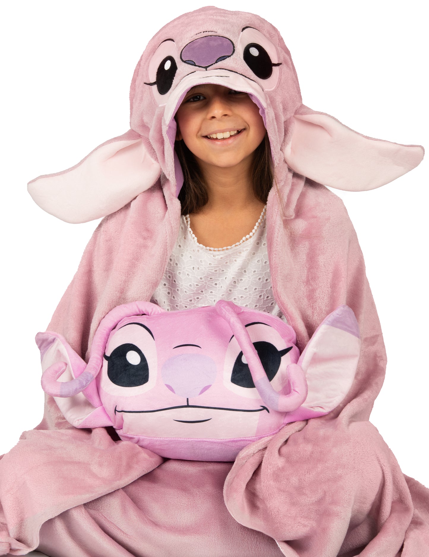 Kokonovací polštářek Lilo & Stitch™ ve tvaru hlavy Angel