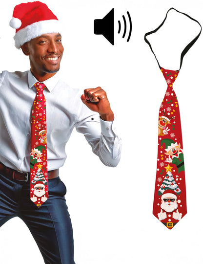 Hudební vánoční kravata