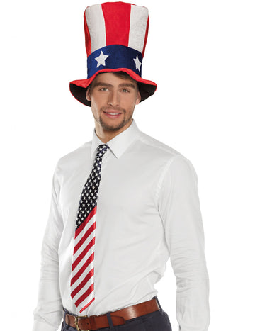 Kravata pro dospělé s americkou vlajkou