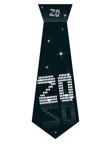 Kartonová VIP kravata s gumičkou k 20. výročí