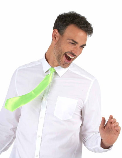 Fluo pro dospělé zelená kravata