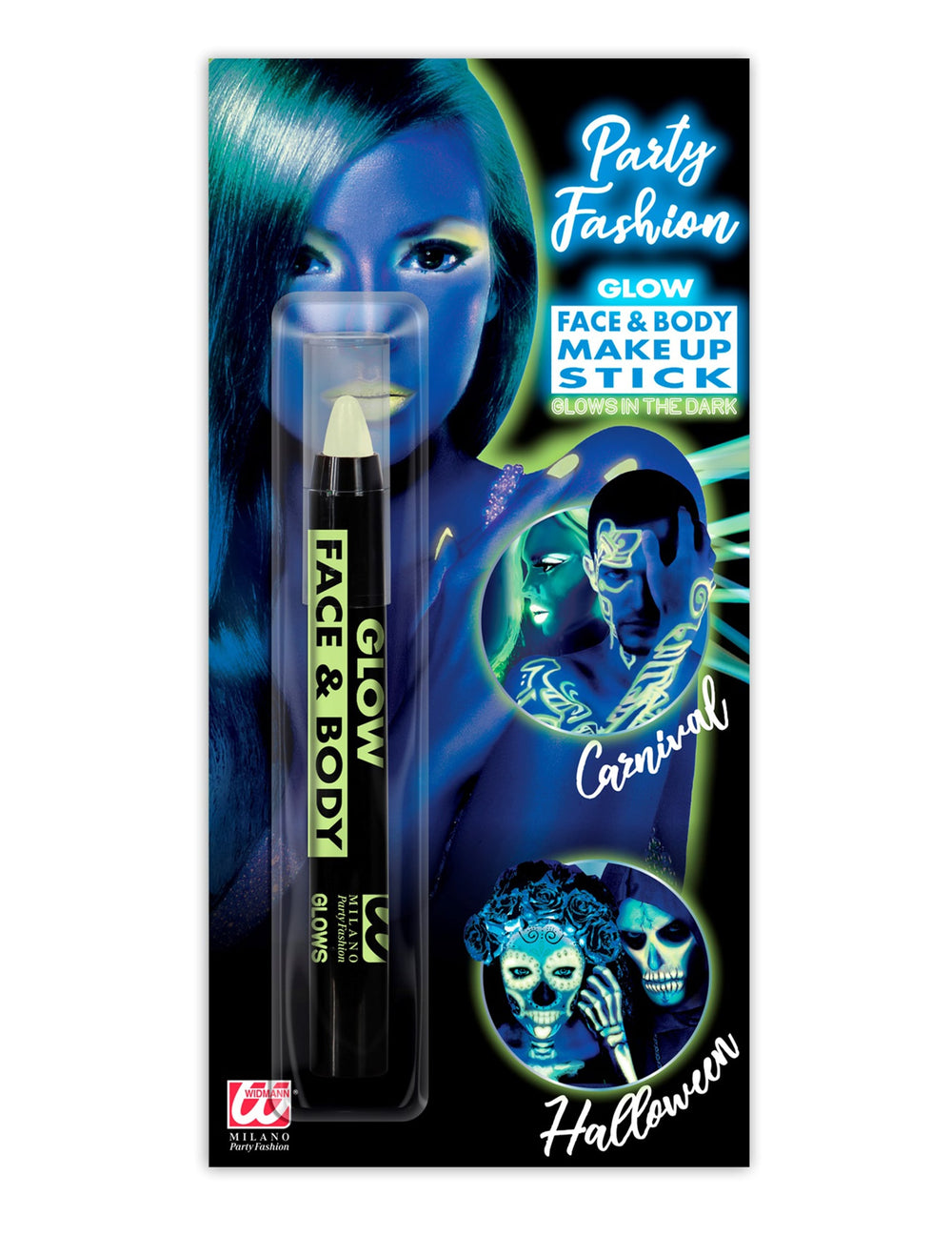 Emballage du crayon maquillage phosphorescent pour visage et corps