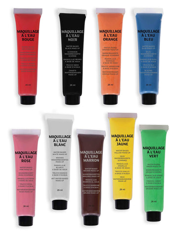 Voděodolný make-up pro děti a dospělé v mnoha barvách