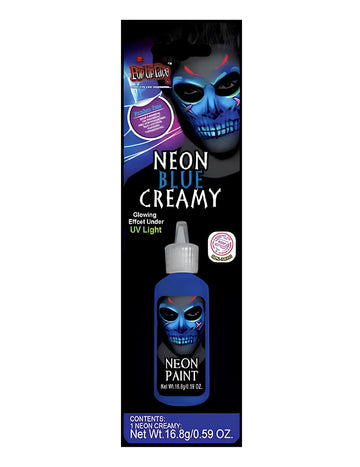 Neonový modrý krémový make-up