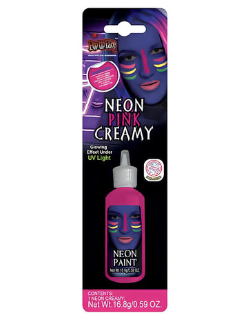 Neonovo růžový krémový make-up