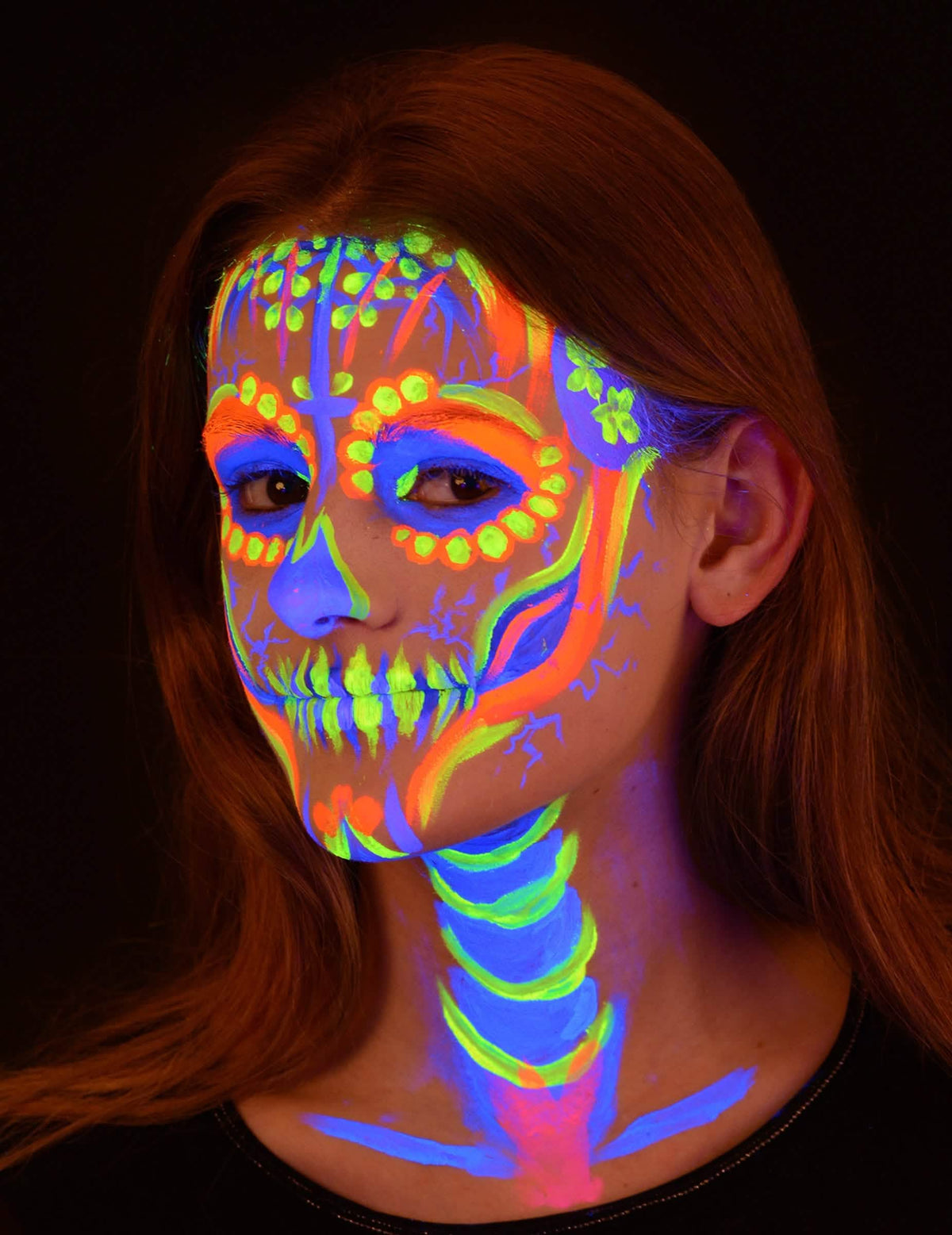 Profesionální UV líčidla pro dospělý fluorescenční 20 ml