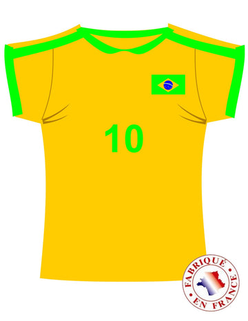 Nástěnná dekorace s brazilským dresem