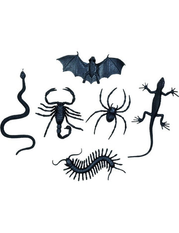 6 halloweenských dekorací s malými stvořeními