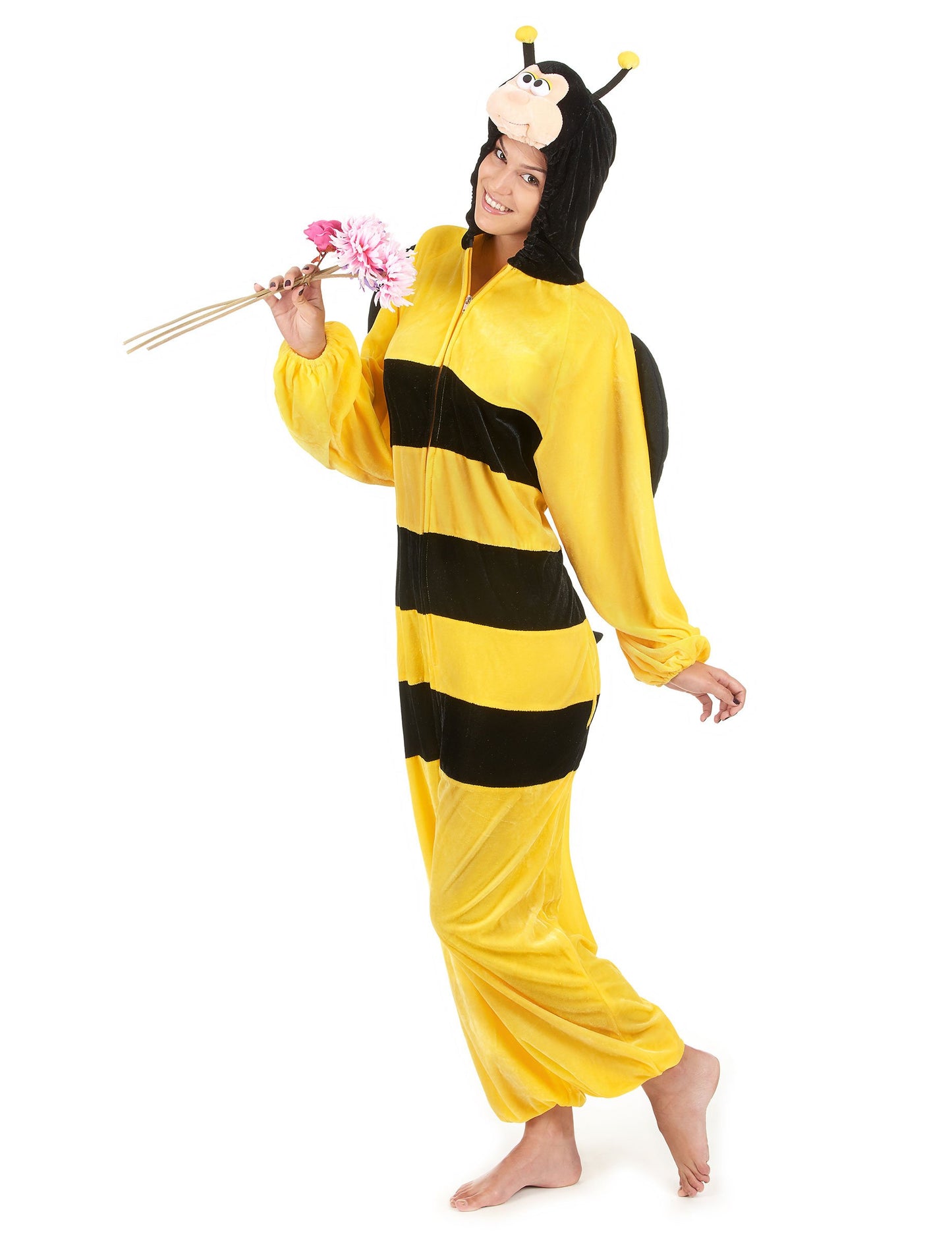 Kostým včely s křídly pro dospělé 