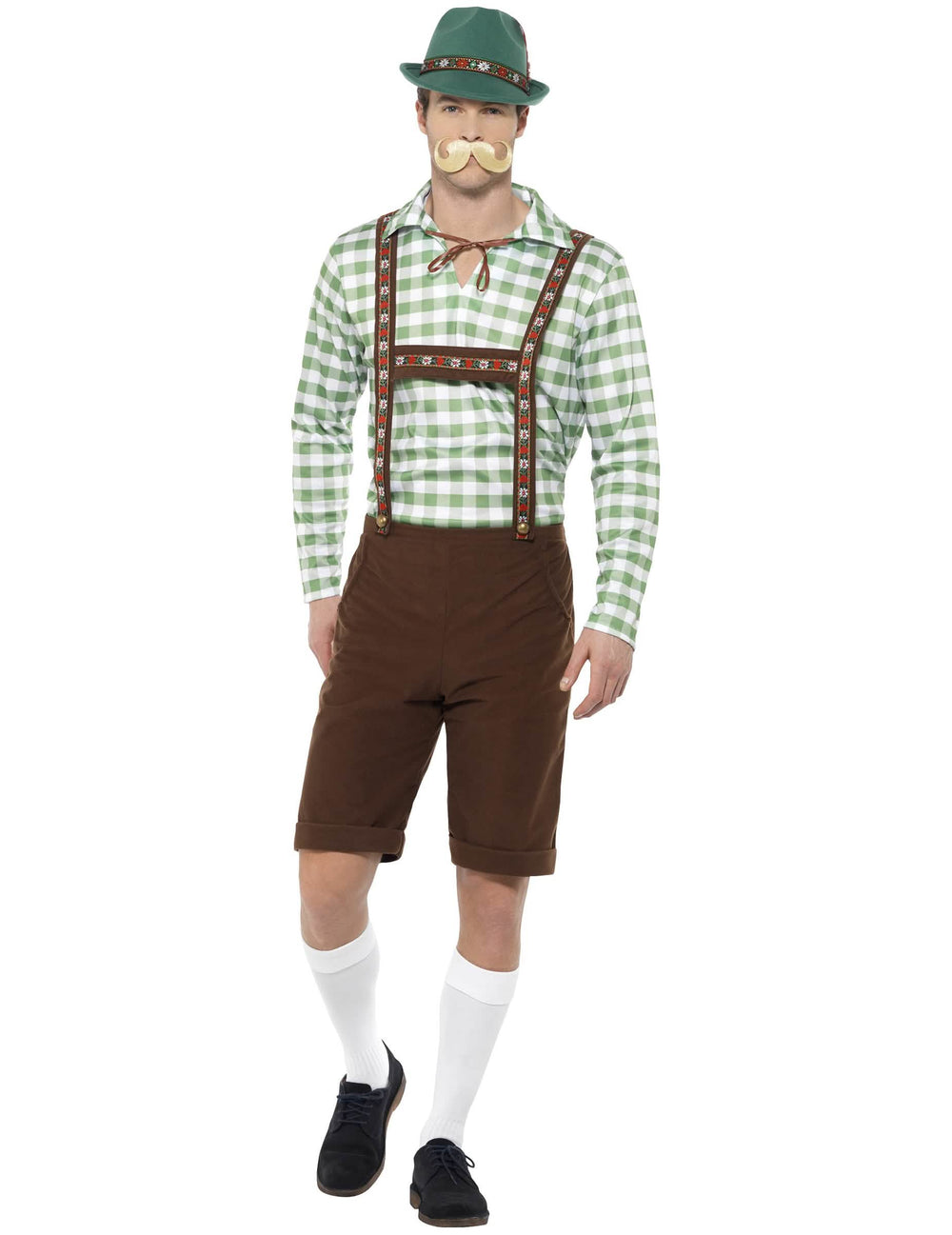 Boční pohled na bavorský kostým pro dospělého