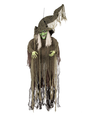 Závěsná dekorace s čarodějnicí 190 cm Halloween