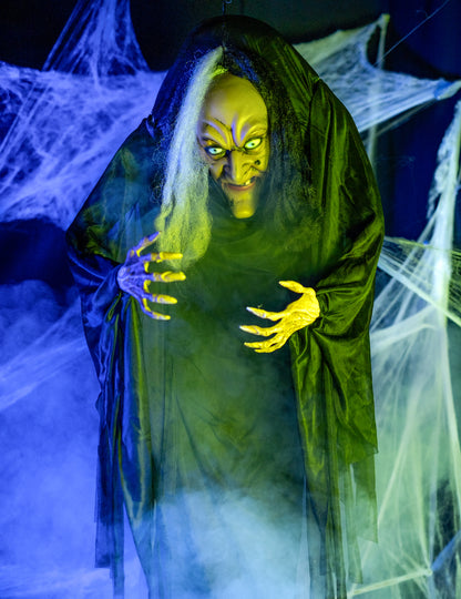 Dekorace zavěsit černobílé čarodějnice 140 cm Halloween