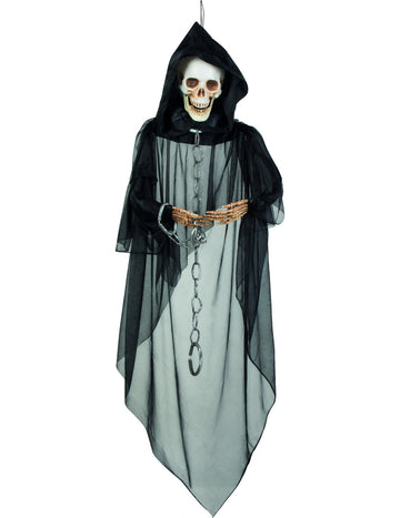 Halloweenská závěsná dekorace s kostlivcem