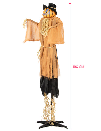 Animovaná dekorace zlé dýně 190 cm