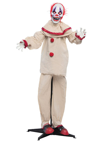 Décoration animée Clown Effrayant 153 cm