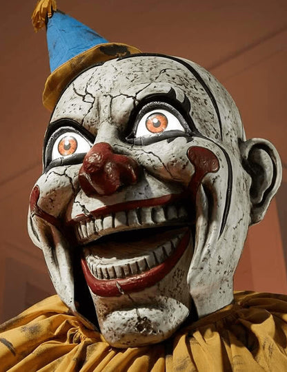 Animovaná dekorace s klaunem Jack in the Box 180 cm