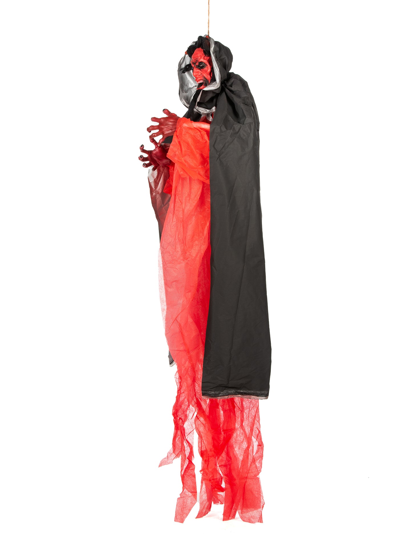 Animovaný a svítící dekorační démon 190 cm