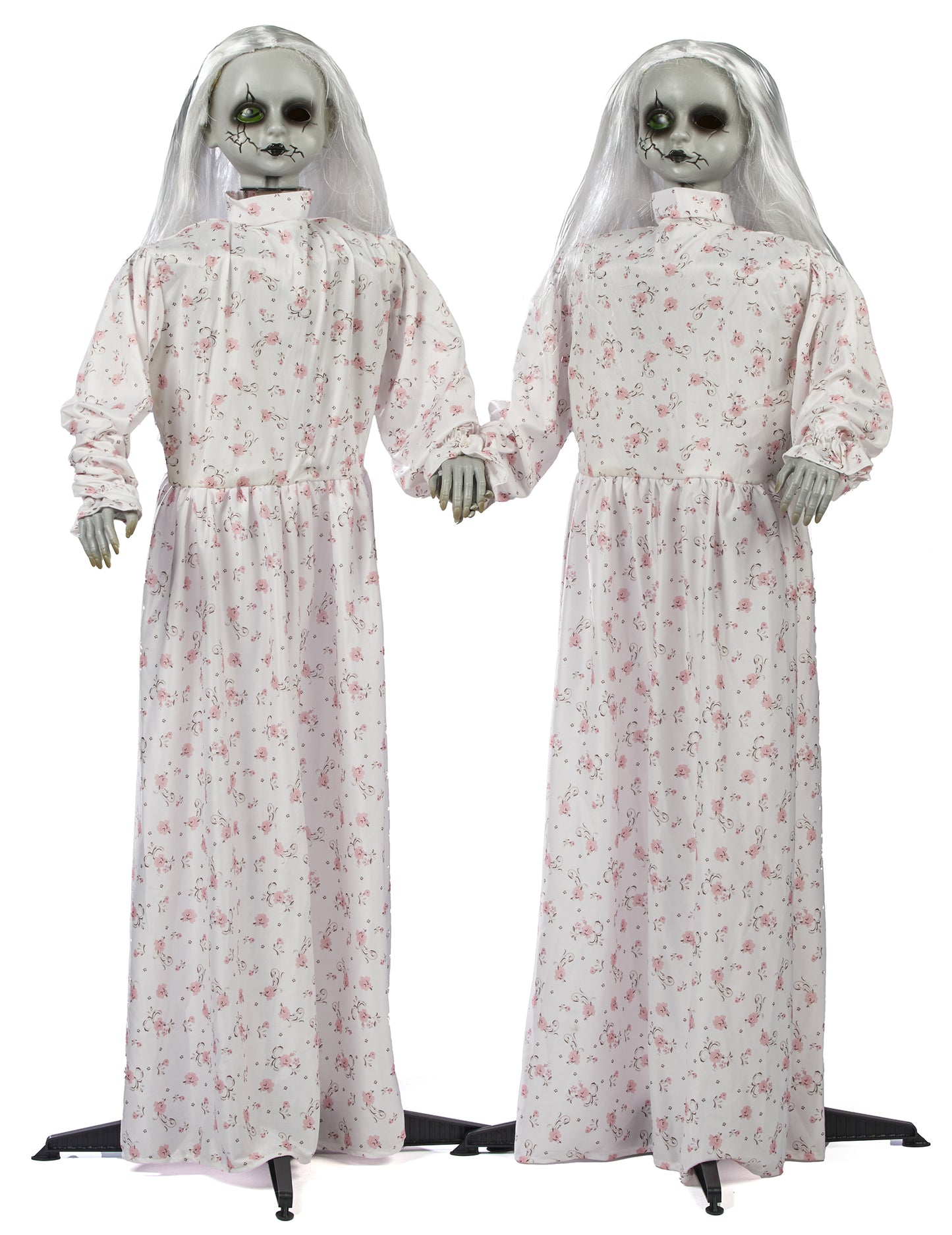 Děsivá dvojčata, animovaná a zvuková dekorace 130 cm