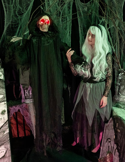 Animovaná zvuková a světelná dekorace Dizzy Demon 165 cm