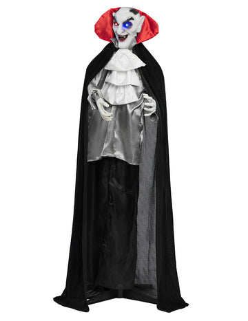 Décoration animée sonore et lumineuse Vampire Souriant 165 cm