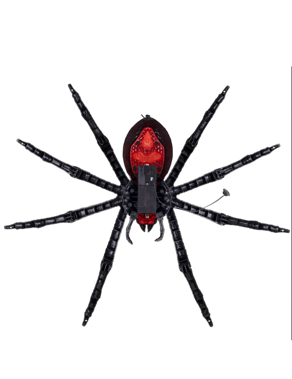 Zvuková a světelná dekorace černá tarantule 70 x 15 x 42 cm