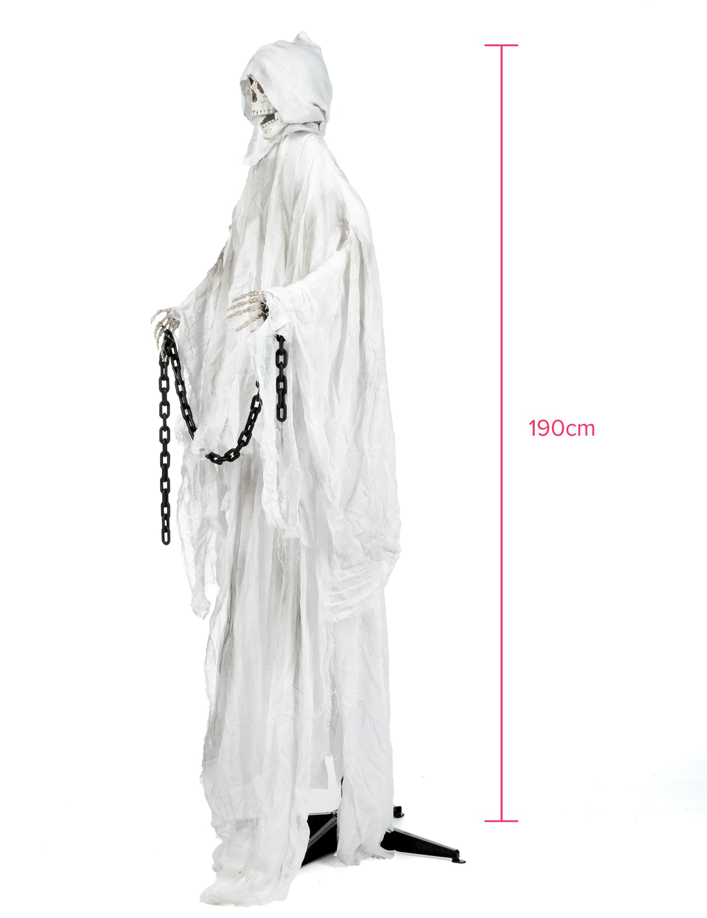 Dekorace s připoutaným duchem 190 cm