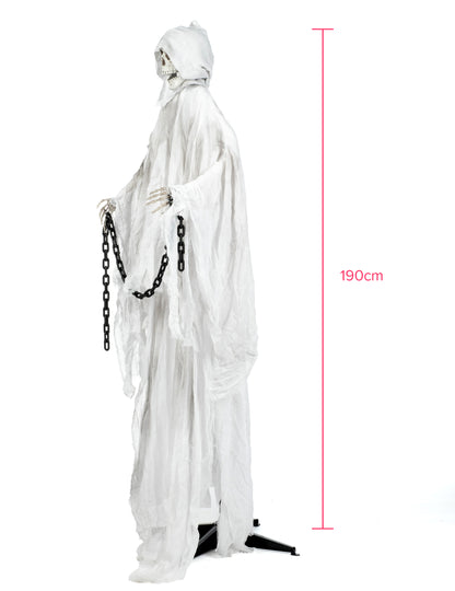 Dekorace s připoutaným duchem 190 cm