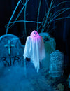 Halloween 50. léta zářící duch dekorace cm
