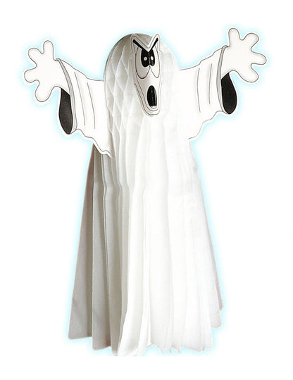 Décoration fantôme pour Halloween blanc phosphorescent