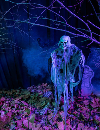 Dekorace víry skeletu zavěsit 1 m