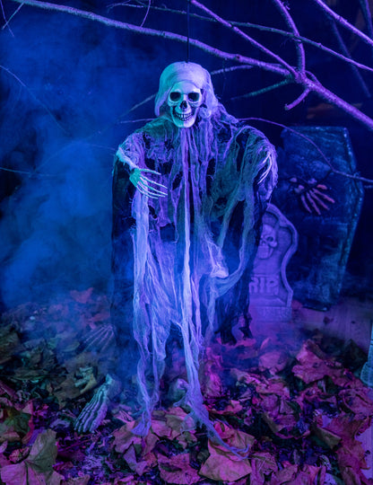 Dekorace víry skeletu zavěsit 1 m