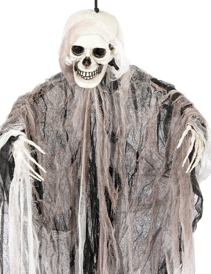 Závěsná dekorace kostlivce žně 1m