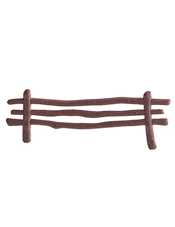 Hnědá dekorace na plotový dort 13 x 3 cm pro log