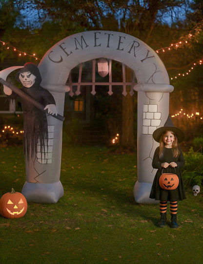 Nafukovací dekorace na vstup na hřbitov 240 cm